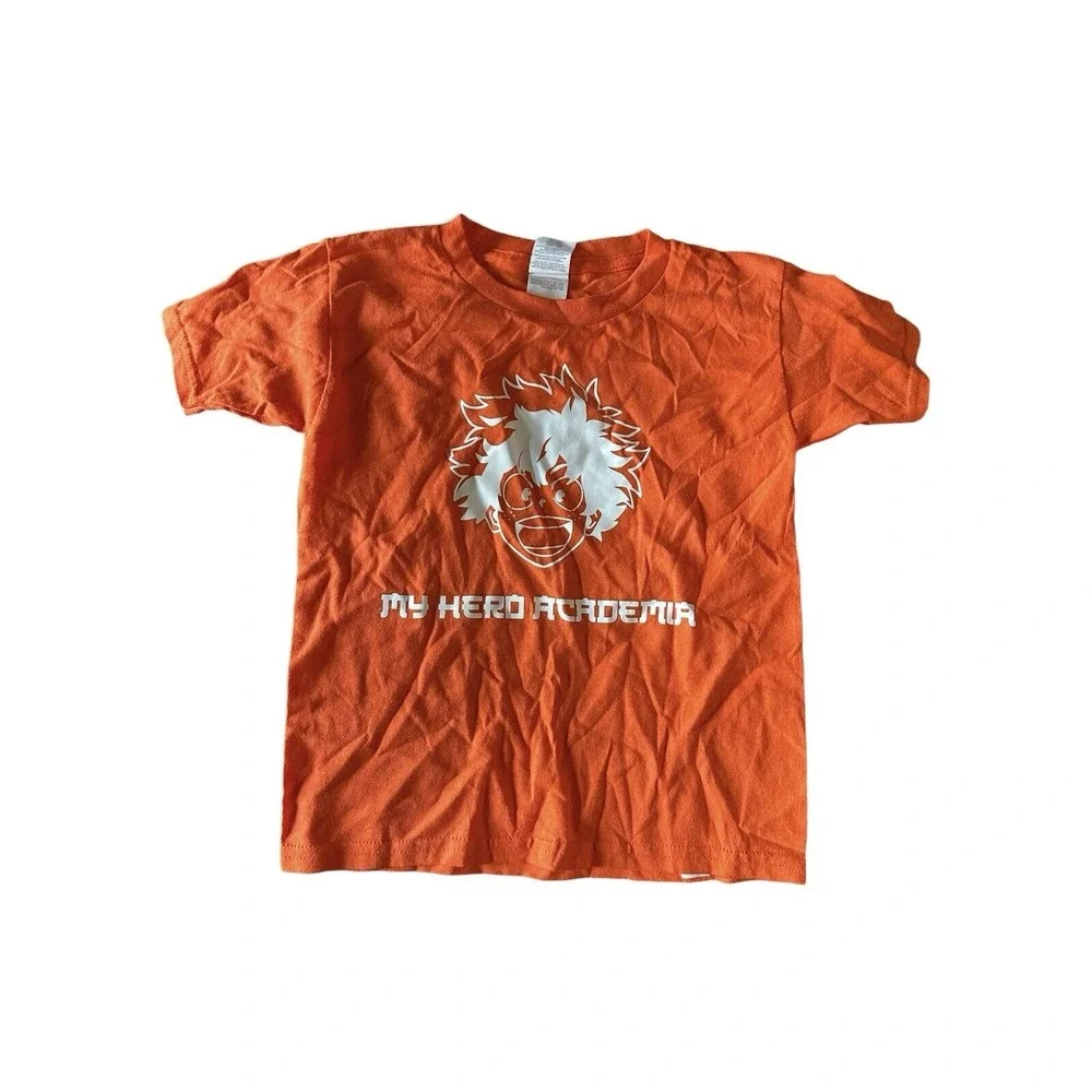 Bakugo My Hero Academia Shirt Kids Size 5T Orange T Shirt Anime Toddler 4/5